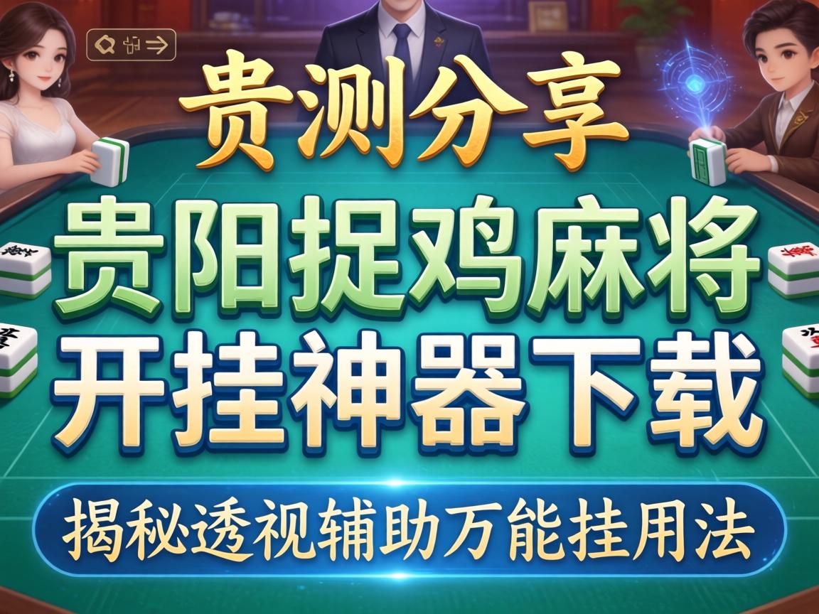 贵阳捉鸡麻将开挂神器下载
