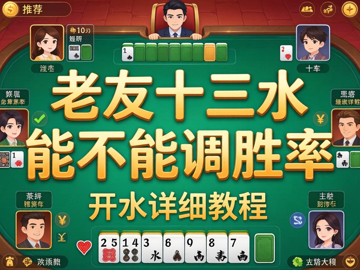 推荐一款“老友十三水能不能调胜率”开挂详细教程
