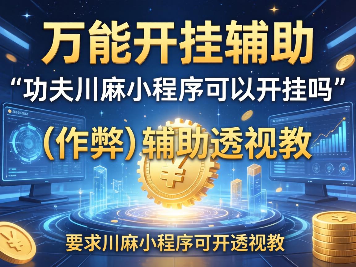 功夫川麻小程序可以开挂吗