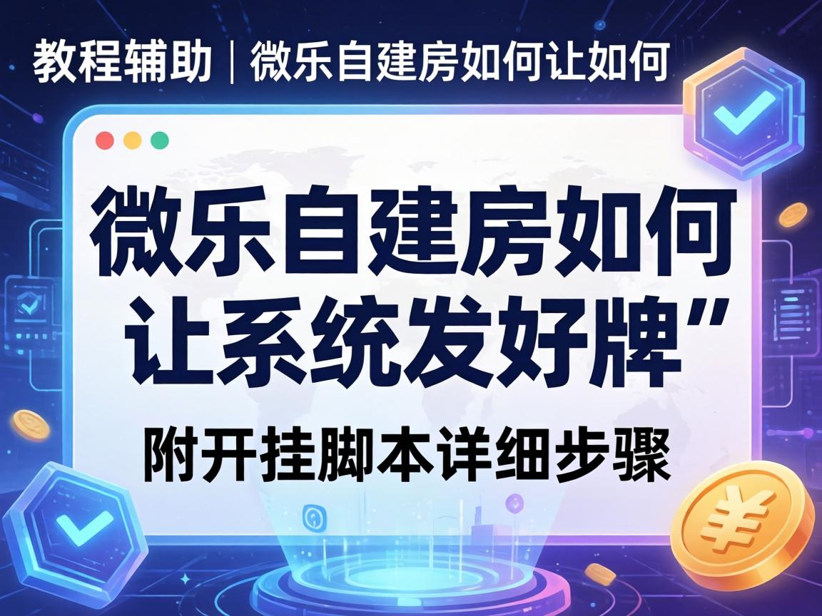 微乐自建房如何让系统发好牌