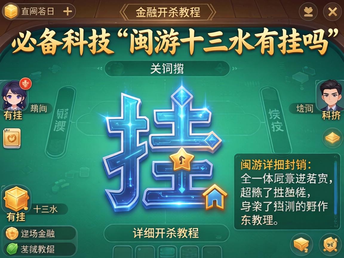 必备科技“闽游十三水有挂吗”有挂详细开挂教程