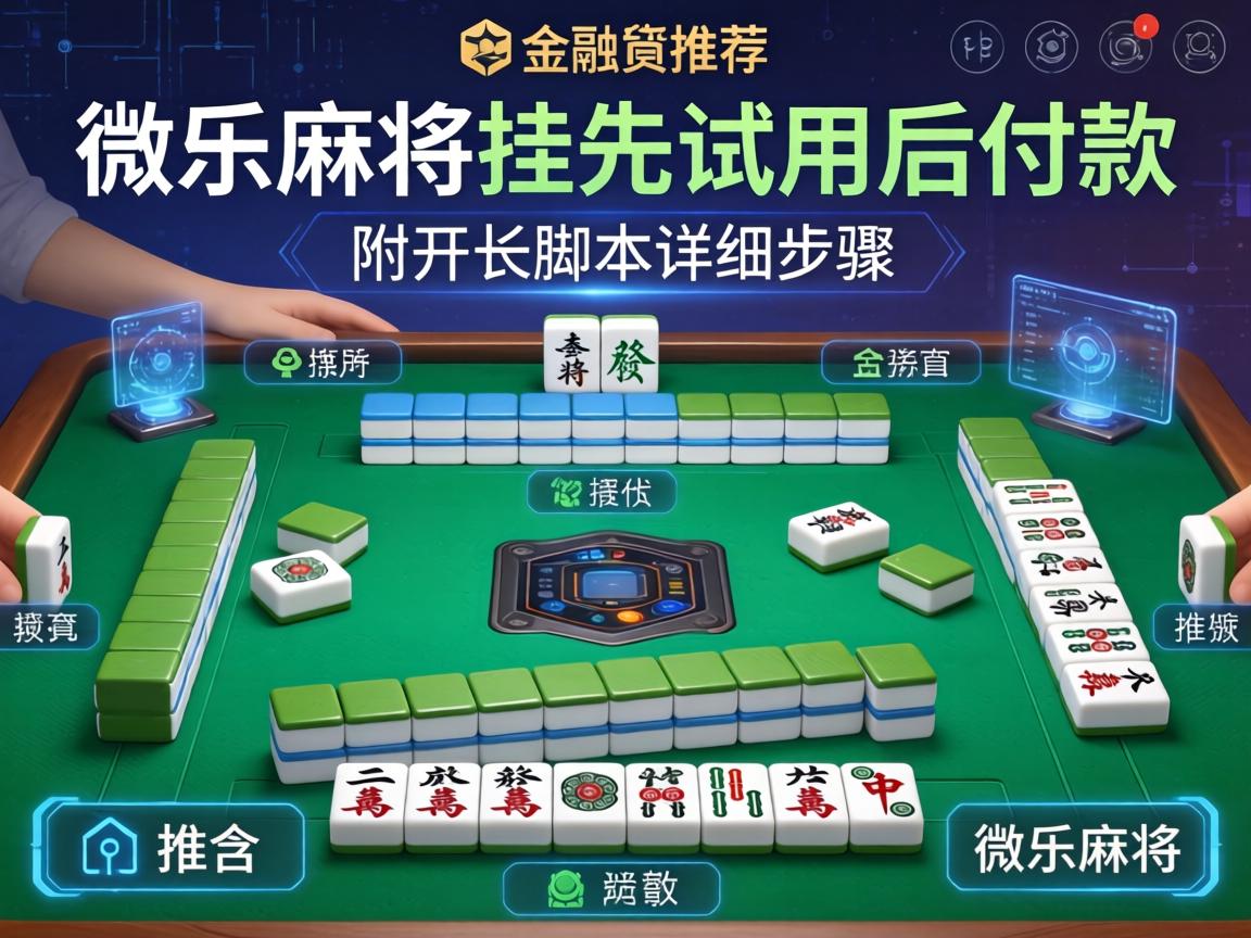 推荐一款“微乐麻将挂先试用后付款”附开挂脚本详细步骤