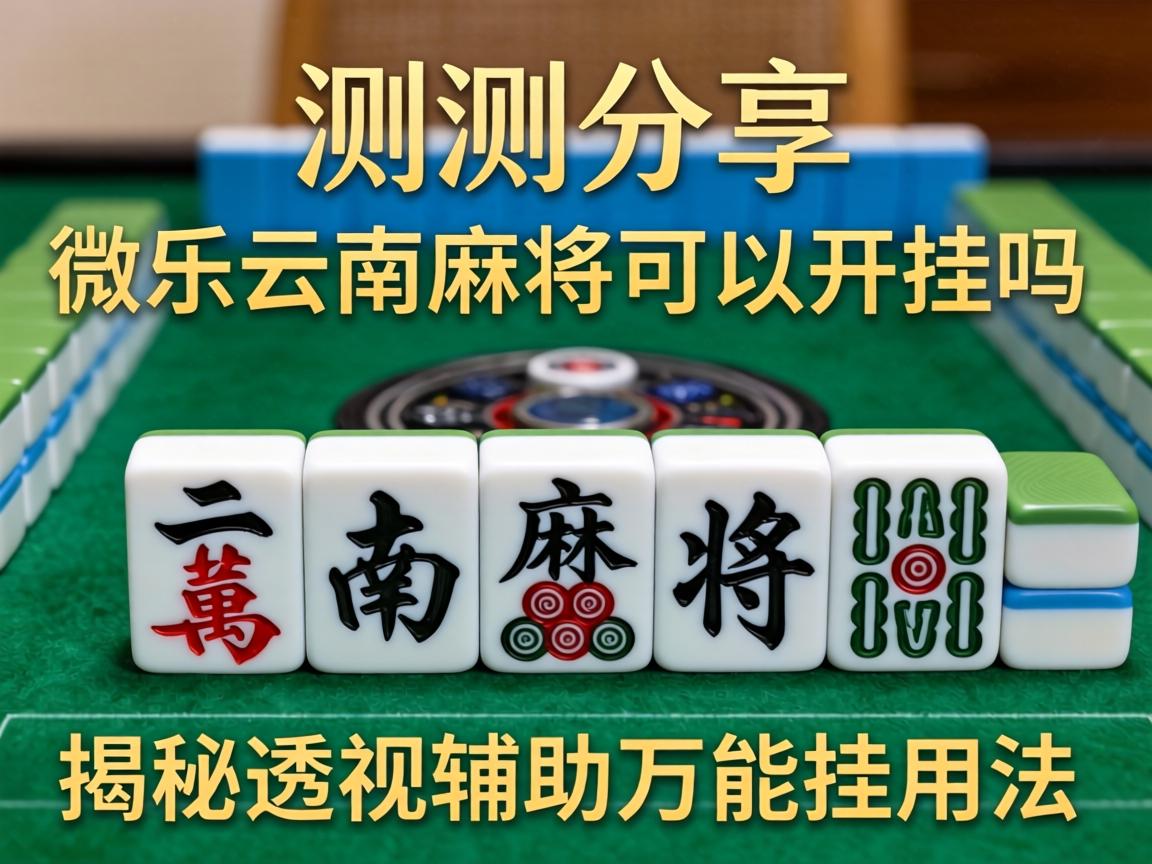 实测分享“微乐云南麻将可以开挂吗”揭秘透视辅助万能挂用法