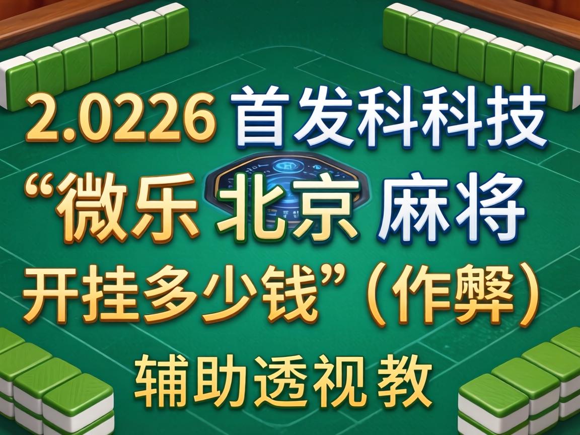 微乐北京麻将开挂多少钱