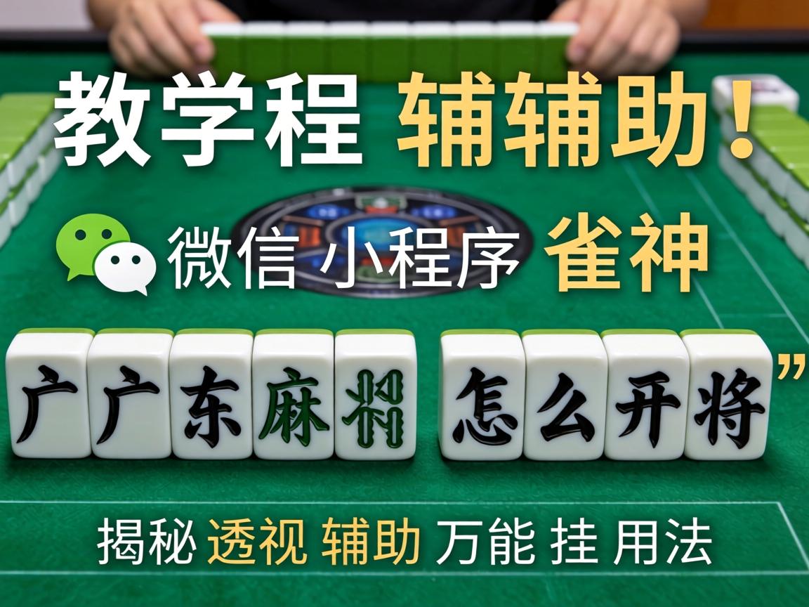 微信小程序雀神广东麻将怎么开挂