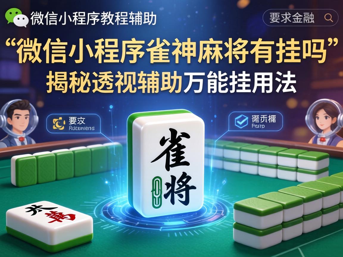 微信小程序雀神麻将有挂吗