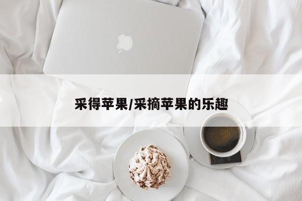 采得苹果/采摘苹果的乐趣